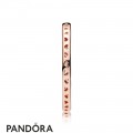 Pandora Rose Signature Hearts Of Pandora Ring