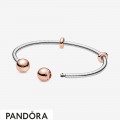 Pandora Rose Snake Chain Style Open Bracelet