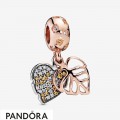 Pandora Rose Sparkling Leaves Hanging Charm