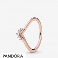 Pandora Rose Tiara Wishbone Ring