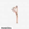 Pandora Rose Tiara Wishbone Ring
