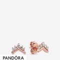 Pandora Rose Tiara Wishbone Stud Earrings