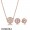 Pandora Rose Vintage Allure Necklace And Earring Gift Set