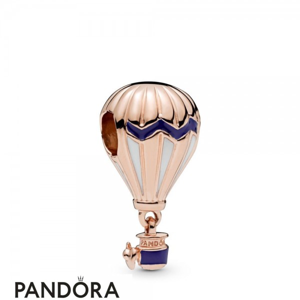 Pandora Rose Enamel Blue Blue Hot Air Balloon Charm Pandora Rose