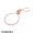 Pandora Rose Enamel Pink Mixed Stones Crystal Synthetic Sapphire Dazzling Peach Bracelet
