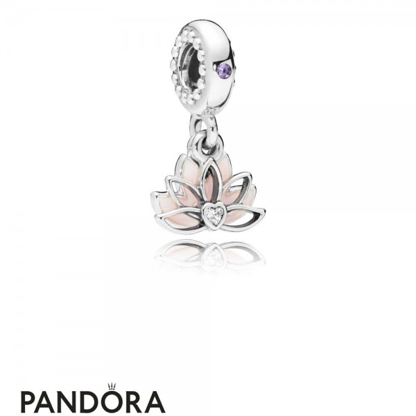 Women's Pandora Serene Lotus Flower Hanging Charm