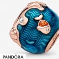 Women's Pandora Shimmering Ocean Waves & Fish Charm