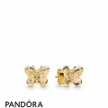 Pandora Shine Decorative Butterflies Earring Studs