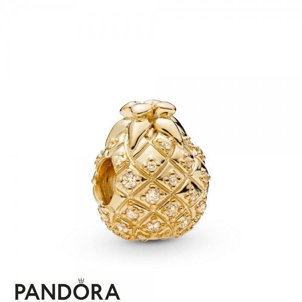 Pandora Shine Golden Pineapple Charm