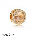 Pandora Shine Golden Radiant Hearts Charm