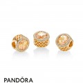Pandora Shine Golden Radiant Hearts Charm