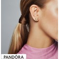 Pandora Shine Logo Heart Earring Studs