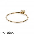 Pandora Shine Moments Smooth Bracelet With Pandora Signature Padlock Clasp