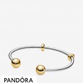 Pandora Shine Moments Snake Chain Style Open Bracelet