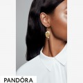 Pandora Shine Oak Leaf Earrings