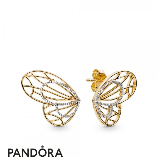 Pandora Shine Openwork Butterflies Earring Studs