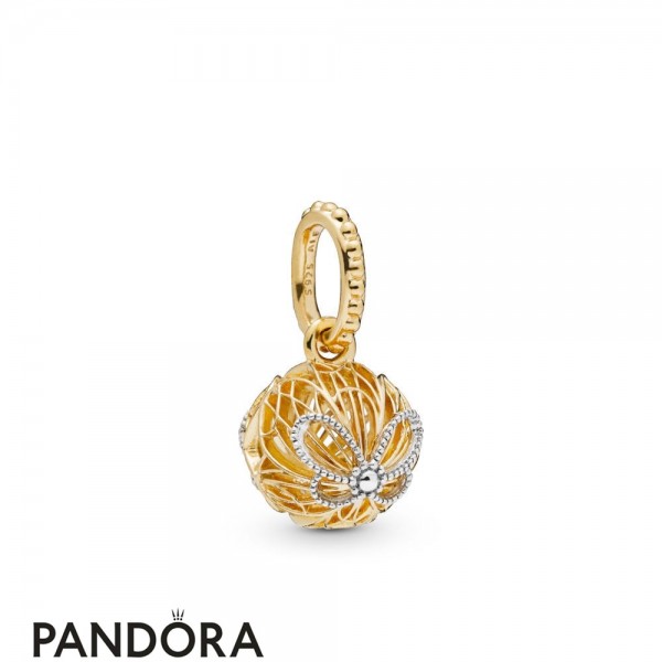 Pandora Shine Openwork Butterflies Necklace Pendant