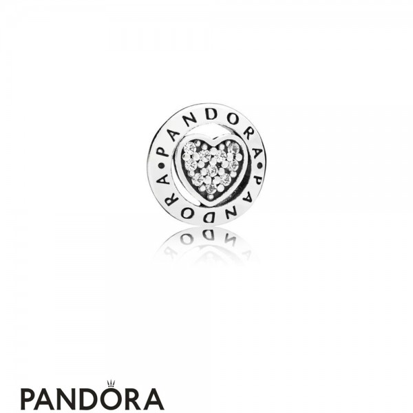 Women's Pandora Signature Heart Petite Charm