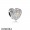 Pandora Signature Lavish Heart Charm Fancy Colored