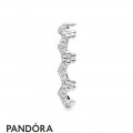 Women's Pandora Silver Flower Crown Ring
