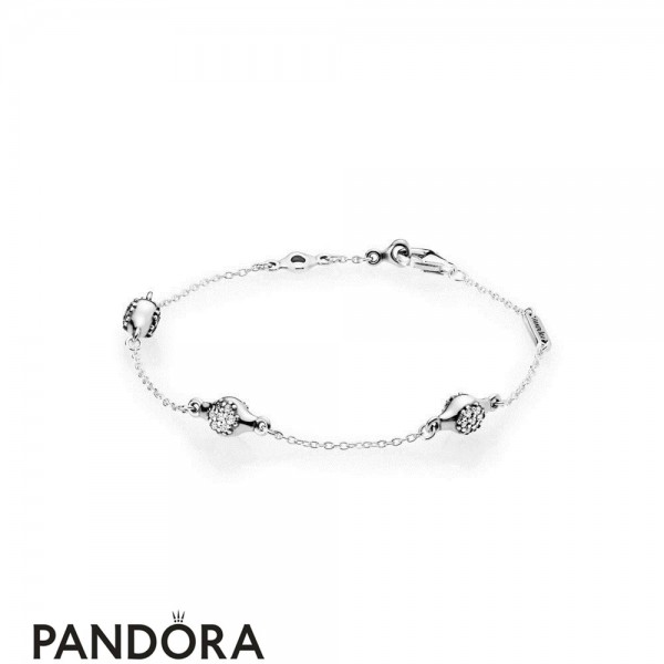 Women's Pandora Silver Modern Lovepods Bracelet