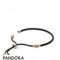 Women's Pandora Sliding Leather Bracelet Pandora Rose