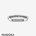 Women's Pandora Sparkling Bar Stacking Ring