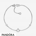 Women's Pandora Sparkling Crown O Chain Bracelet