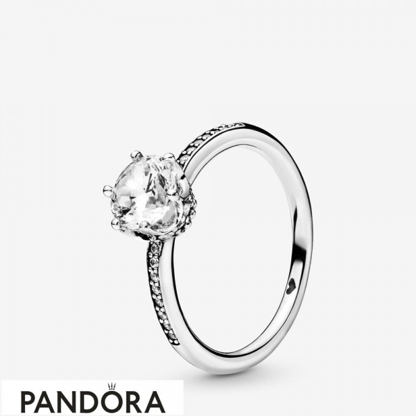 Women's Pandora Sparkling Crown Ring
