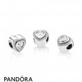 Women's Pandora Sparkling Love Heart Charm