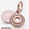 Women's Pandora Sparkling Pave Crown O Dangle Charm
