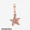 Women's Pandora Sparkling Starfish Dangle Charm