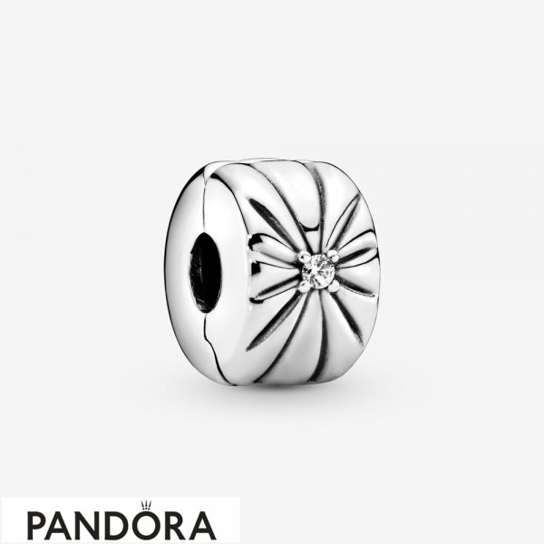 Women's Pandora Sparkling Sunburst Clip Charm