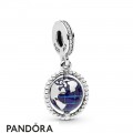 Women's Pandora Spinning Globe Dangle Charm