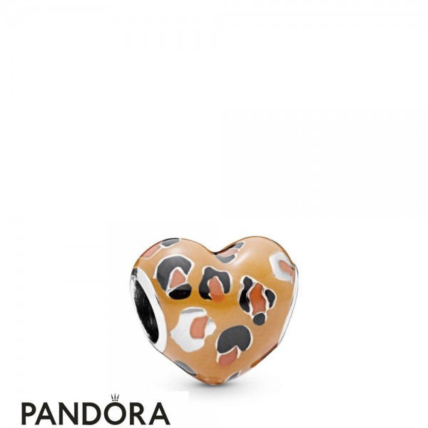 Women's Pandora Spotted Heart Charm