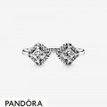 Women's Pandora Square Sparkle Open Ring