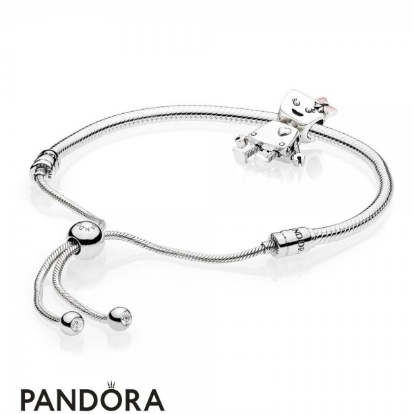 Pandora Sterling Silver Bella Bot Bracelet Set Women