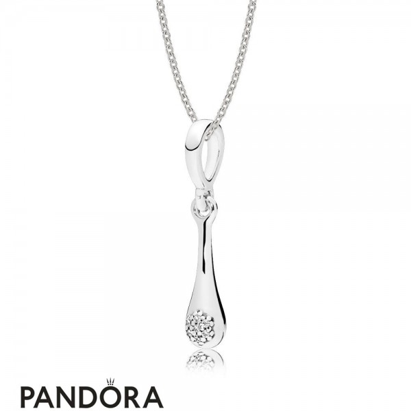 Women's Pandora Sterling Silver Modern Lovepods Necklace Set