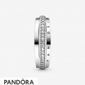 Women's Pandora Triple Band Pave Ring