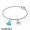 Women's Pandora Turquoise Tassel And Compass Bangle Set
