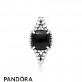 Women's Pandora Vibrant Spirit Ring Black Crystal