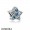 Pandora Winter Collection Bright Star Charm Multi Colored Crystals