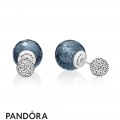 Pandora Winter Collection Shimmering Drops Midnight Blue Crystals