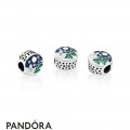 Pandora Winter Collection Snowy Wonderland Charm Blue Green Enamel