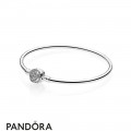 Pandora Bracelets Disney Disney Beauty The Beast Bangle Bracelet Clear Cz