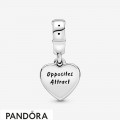 Women's Pandora Charm Pendant Disney Heart Belle And The Tramp