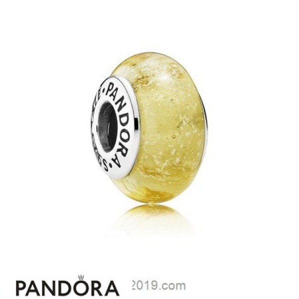 Pandora Disney Charms Disney Belle's Signature Color Charm Murano Glass