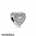 Pandora Disney Charms Mickey Minnie Sparkling Heart