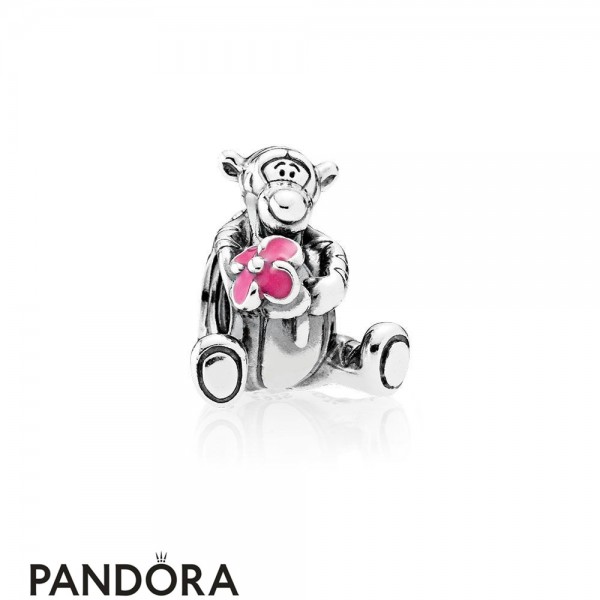 Pandora Disney Charms Tigger Charm Pink Enamel