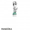 Pandora Disney Charms Tinker Bell's Dress Pendant Charm Glittering Green Enamel